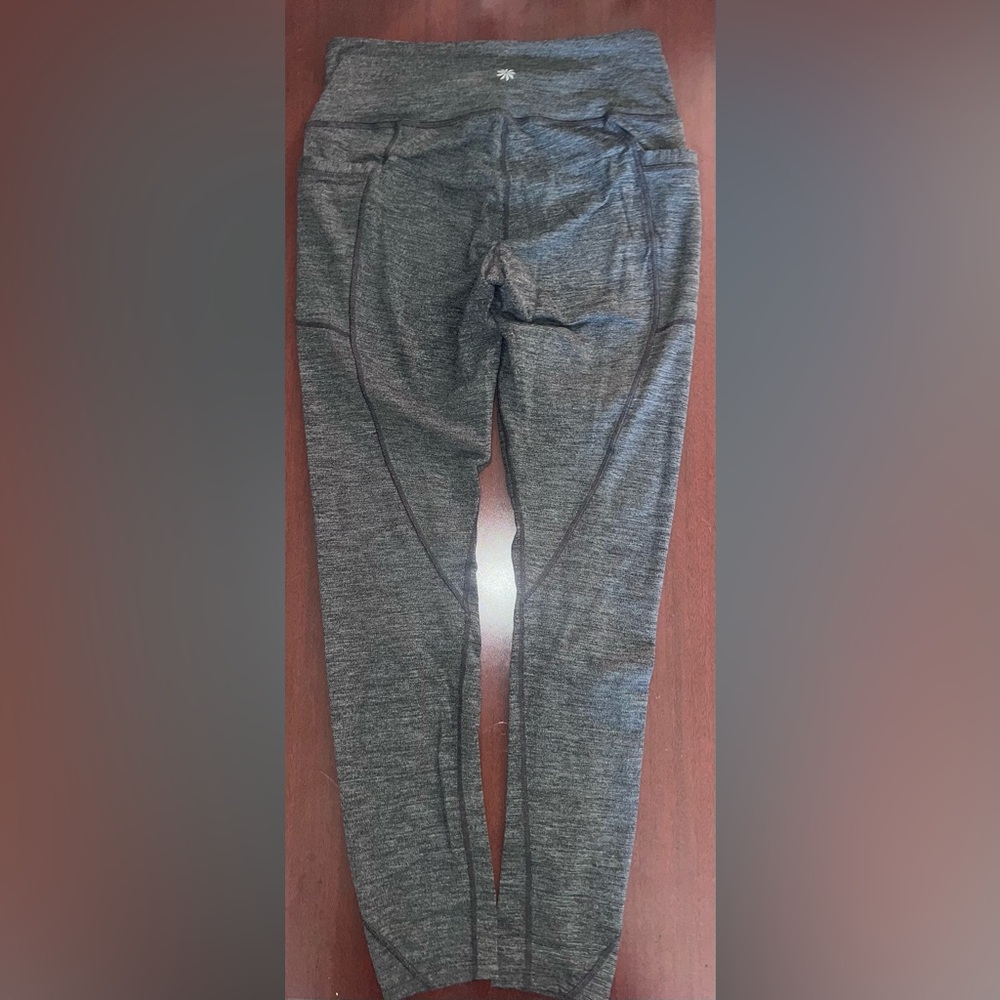 Athleta Charcoal Leggings - Picture 4 of 5